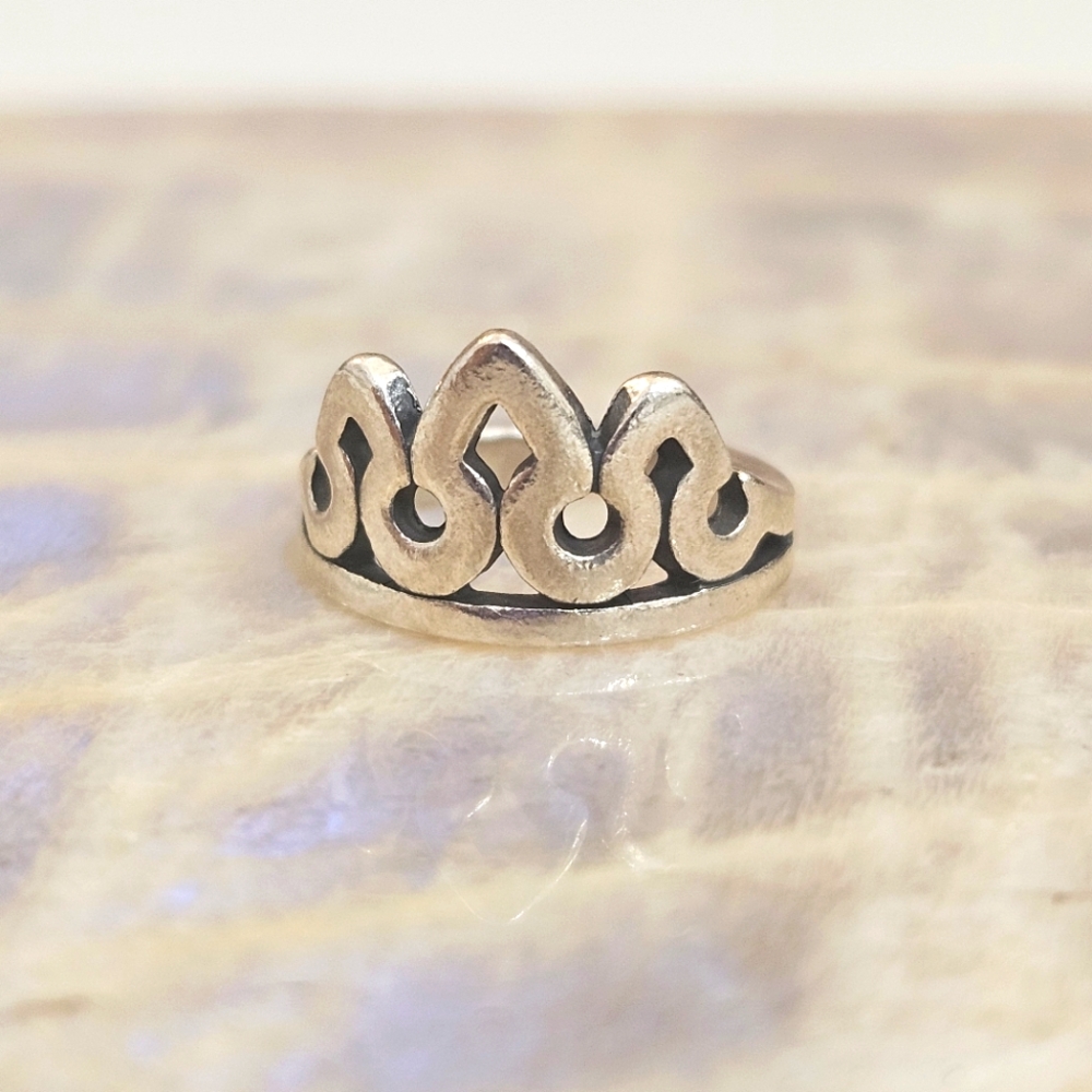 James Avery Sterling Silver Tiara Crown Charm #J27 925